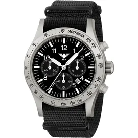 KHS PLASSC.NB Herrenuhr Platoon Solar Chronograph Stahl Natoband