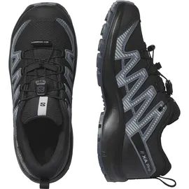 Salomon XA Pro V8 Kinder Schwarz / Turbulence / Quarry 34