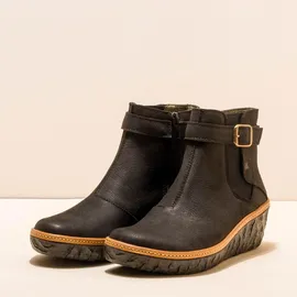 El Naturalista Damen Keilstiefeletten Yggdrasil, Frauen Stiefeletten,Booties,halbstiefel,Kurzstiefel,uebergangsschuhe,Black,41 EU / 7.5 UK - 41