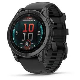 Garmin fenix E 47 mm Schwarz/Schiefergrau