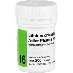 Biochemie Adler 16 Lithium Chloratum D12 Adler Pha 200 ST