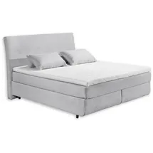 ed exciting design Boxspringbett ¦ grau ¦ Maße (cm): B: 185 H: 126