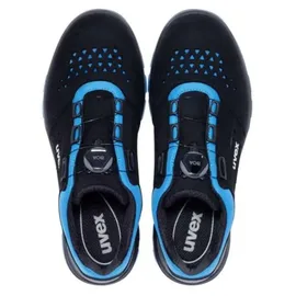 Uvex Sicherheitshalbschuhe S1P SRC uvex 2 xenova® aus BOA® Fit System, uvex xenova® Kunststoffkappe, Weite 11, Größe 38