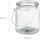 Relaxdays Windlicht 12er Set Glas Silber/Transparent