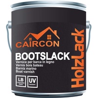 Bootslack Yachtlack Seidenglänzend Anthrazit Lack für Holz Schiffslack Holzschutz 2,5L