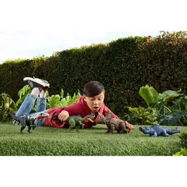 Mattel Gigantic Thrashers Purussaurus Dinosaurierfigur, mehrfarbig