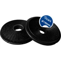 Bosch, vioks Kohlefilter 2x wie Bosch 00796390 190mmØ für