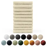 Blumtal Gästehandtuch 30 x 50 cm beige 10 St.