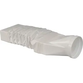 OptimAIRo Übergangsstück flexibel 222 x 89/NW 150 Kunststoff weiß