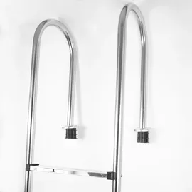 Evolution Einbauleiter eng 4-stufig V2A Edelstahl Pool Handlauf