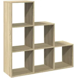 vidaXL Bücherregal 3 Etagen 99 x 29 x 99 cm Braun