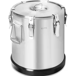 Royal Catering Thermobehälter Edelstahl - 22 L -  - Gummiboden
