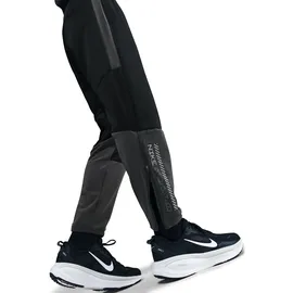 Nike Laufhose Herren in black-anthracite-black-reflective silv, Größe M - schwarz