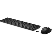 HP 650 Wireless Keyboard Mouse (US, Kabellos), Tastatur, Schwarz