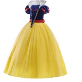 ELSA & ANNA Prinzessin Kleid Mädchen – Eiskönigin – Prinzessinnenkostüm – Mädchen Kleid für Partys, Geburtstage, Fasching, Karneval und Halloween – Prinzessin Kostüm Mädchen – 8-9 Jahre (SNWYEL04)