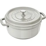 Staub Runde Cocotte, Pfanne + Kochtopf, Weiss