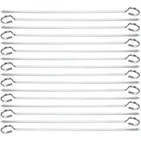 Rosenstein & Söhne Grillspieß 31 cm Edelstahl silber
