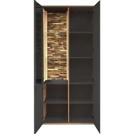 Mäusbacher Vitrine Faro 81 x 42 x 180 cm Anthrazit matt