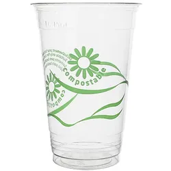 MONOUSO - Bio-Becher aus PLA "Green Spirit" Transparent 310ml (1250 Stück)