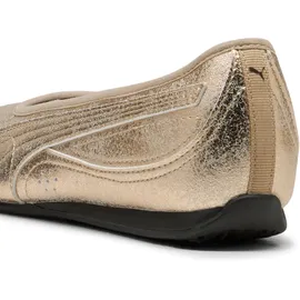 Puma Damen Catch Metallic Whisper Ballerinas 40.5, Gold Black