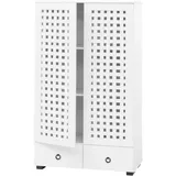 Mendler HWC-N87 Badkommode 80 x 138 x 36 cm Braun/Weiß