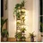 bamworld Blumenständer 30 x 130 cm Braun/Schwarz