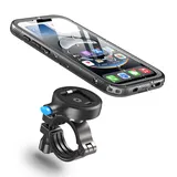 Cozycase Diebstahlschutz-Wasserdicht-1S-Schnellverschluss für iPhone 16e 17e Handyhalterung Fahrrad Bike i Phone 16 17 e Holder/Mount Handy Halterung Motorrad Lenker Rennrad Scooter MTB Waterproof