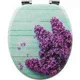 Sanfino WC Sitz Wisteria Toilettendeckel mit Absenkautomatik aus Holz