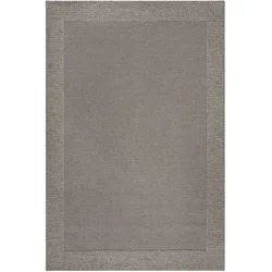 Kadima Design Exklusiver Wohnzimmerteppich `Calder`, Wolle-Polyester-Mix, Farbe: Grau, 160x230 cm