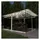 vidaXL Pavillon 4 x 3 m inkl. Moskitonetz Creme/Beige