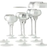Boltze Windlicht Manou Glas Silber