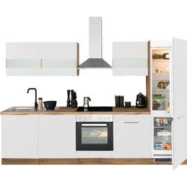 kochstation Küchenzeile KS-Luhe 300 cm weiß