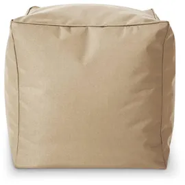 Green Bean Sitzsack-Hocker, Beige,