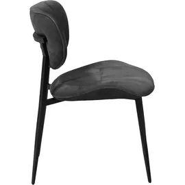 omg design Esszimmerstuhl Jona Stoff grau/schwarz