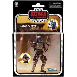 Hasbro Star Wars The Vintage Collection Jango Fett Star Wars: Angriff der Klonkrieger Deluxe Action-Figur, 9,5 cm