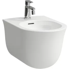 Laufen The New Classic Wandbidet, 1 Hahnloch, mit Überlauf, verdeckte Befestigung, H8308510003021,