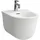 Laufen The New Classic Wandbidet, 1 Hahnloch, mit Überlauf, verdeckte Befestigung, H8308510003021,