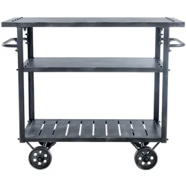 CLP Servierwagen Spring antik silber