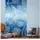 Profhome 770601-GU Fototapete Kindertapete Blau Saphir-Blau Weiß 1,59 m x 2,8 m
