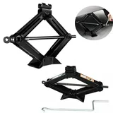 Scherenwagenheber Auto Wagenheber für PKW SUV MPV, 2T Auto Heber Rangierwagenheber mit Handkurbel, Wagenheber