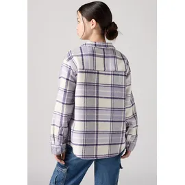 Levi's Plaid Shacket Heirloom Lilac 152