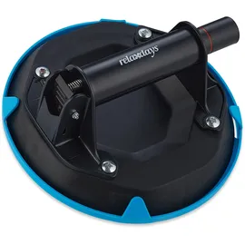 Relaxdays Vakuum Saugheber bis 120 kg schwarz/blau