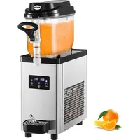 Vevor Kommerzielle Slushy-Maschine, 6L Tassen Einzelschüssel Slush Ice Maschine, 300W 220V, Edelstahl Margarita Smoothie Frozen Drink Maker, Slushie