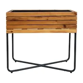 Mendler HWC-L25 2er-Set 40 x 40 x 20 cm Braun