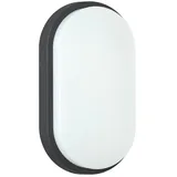 Oktaplex lighting LED Ovalleuchte IP54 10W 800lm Kunststoff 800mm warmweiß anthrazit
