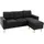 Homcom Ecksofa Leinen, Gummiholz