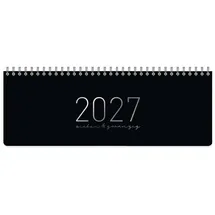 Häfft Tischkalender 2027 Schwarz