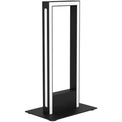EGLO Tischleuchte "SALVILANAS-Z", schwarz-weiß (schwarz weiß), H: 42,50cm, Lampen, dimmbare Tischleuchte, ZigBee, App und Sprachsteuerung Alexa