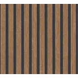 A.S. Création Vliestapete Holzpaneele 0,53 x 10 m 391098 Braun/Schwarz