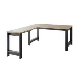 Innostyle Schreibtisch Jasmin Graphit / Artisan Eiche